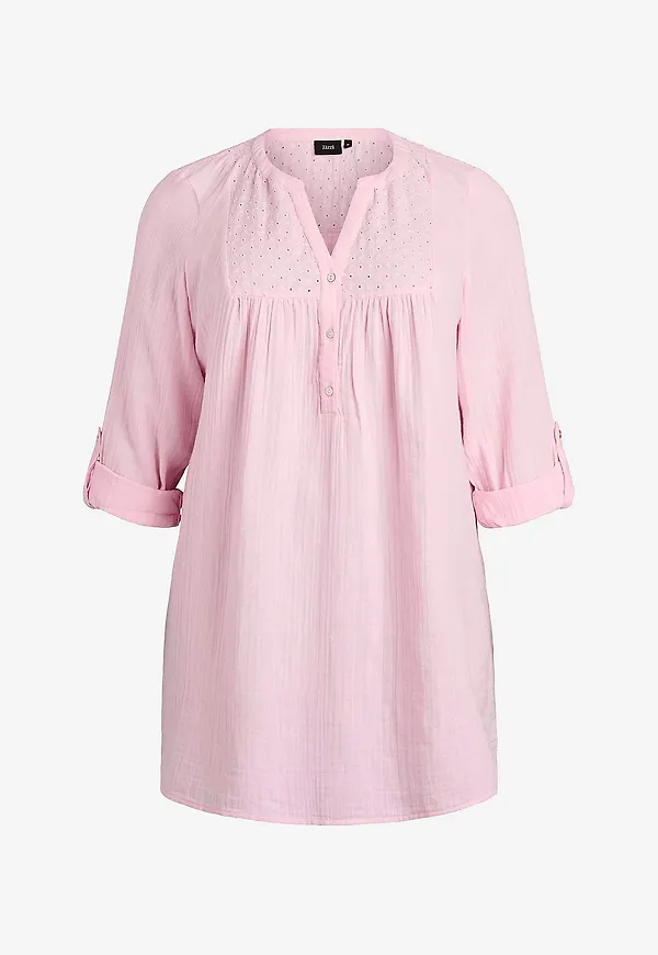 Zizzi - Tunika caVivu 3/4 Tunic - Röd