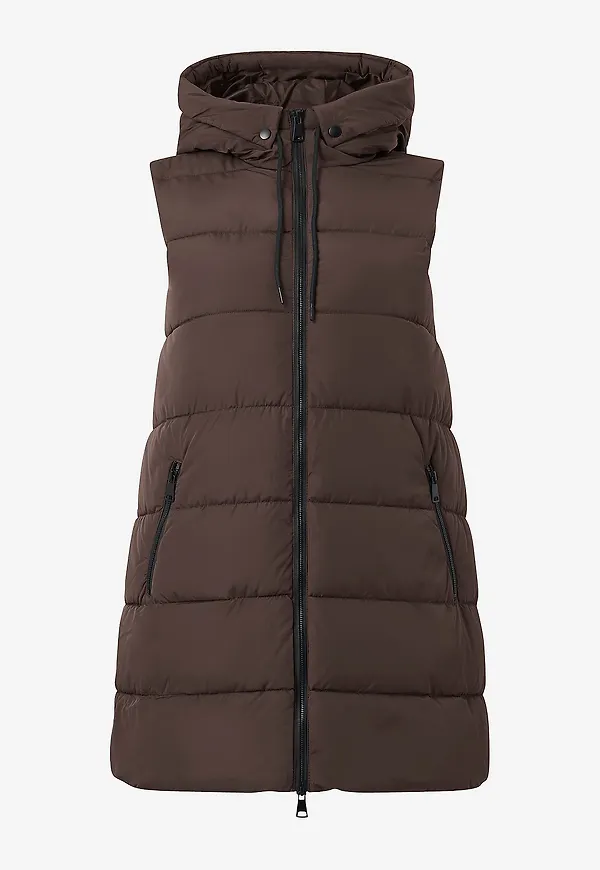 Zizzi - Väst cArylie Waistcoat - Brun