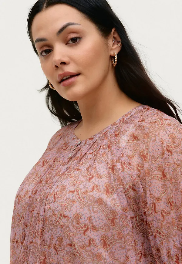 ZOEY - Blus Maddison Blouse - Rosa