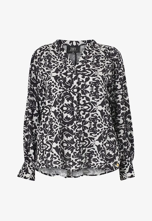 ZOEY - Blus Callie Blouse - Svart