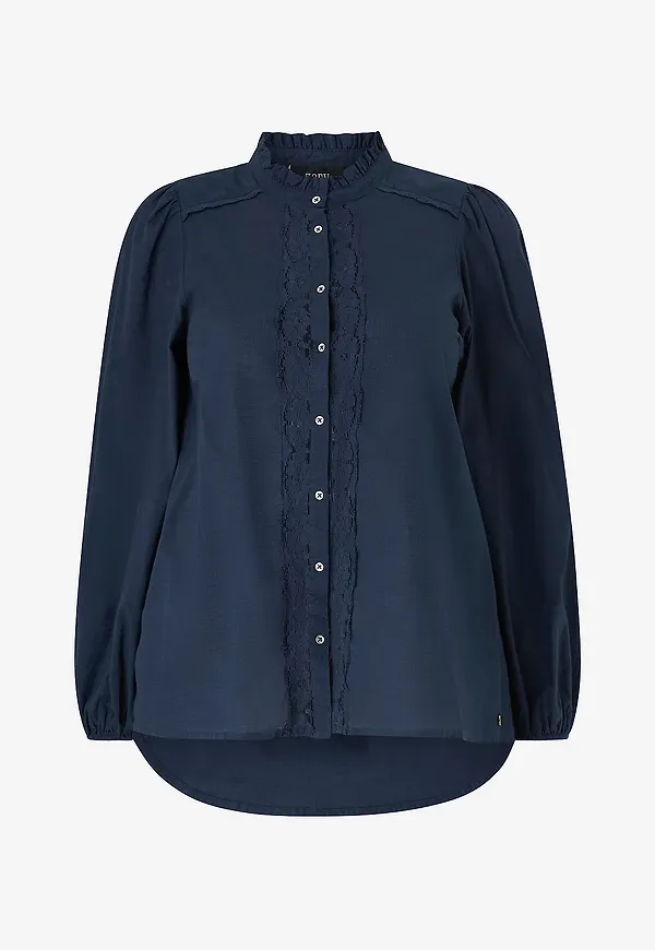 ZOEY - Blus Tiffany Shirt - Blå