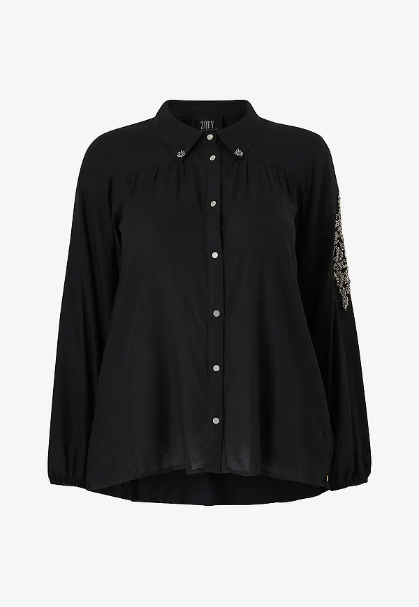 ZOEY - Blus Ximena Blouse - Svart