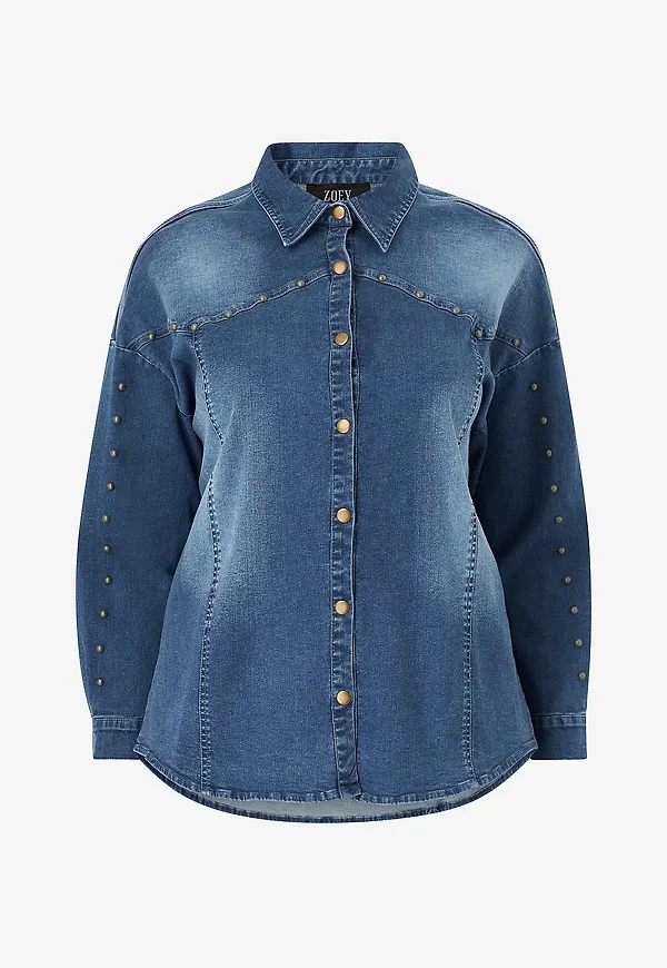 ZOEY - Jeansskjorta Mia Shirt - Blå