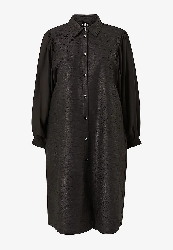 ZOEY - Skjortklänning Alicia Dress - Svart