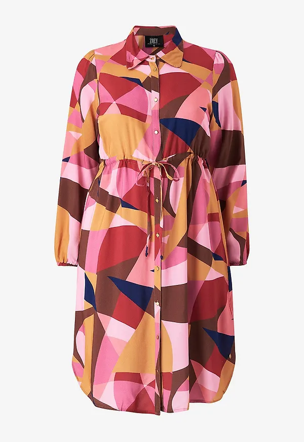 ZOEY - Skjortklänning Emerie Shirt Dress - Rosa