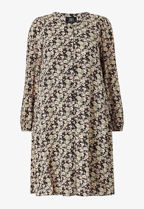 ZOEY - Skjortklänning Paige Dress - Beige