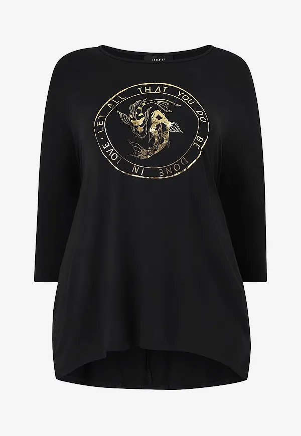 ZOEY - Topp Jade Blouse - Svart