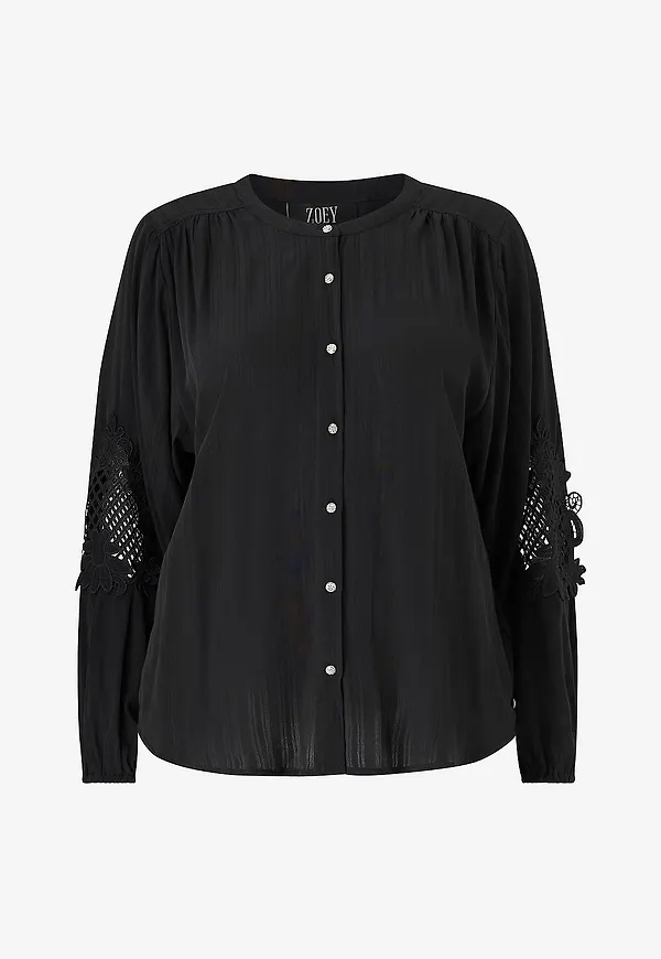 ZOEY - Blus Alma Blouse - Svart