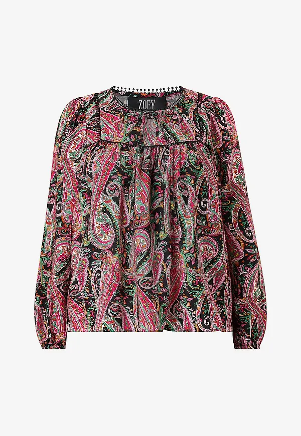 ZOEY - Blus Elva Blouse - Svart