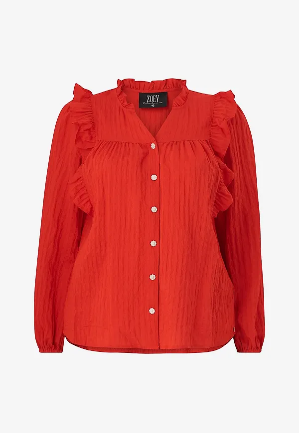 ZOEY - Blus Kira Blouse - Röd