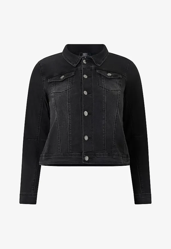 ZOEY - Jeansjacka Fia Jacket - Svart