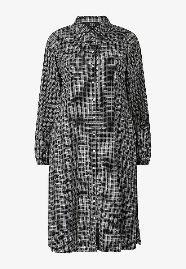 ZOEY - Skjortklänning Celia Dress - Svart
