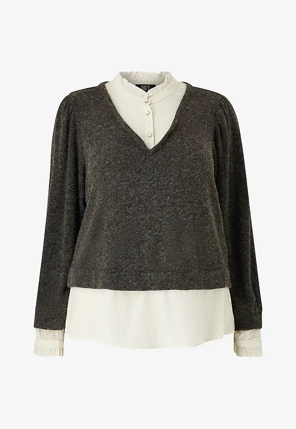 ZOEY - Tröja Celine Blouse - Grön