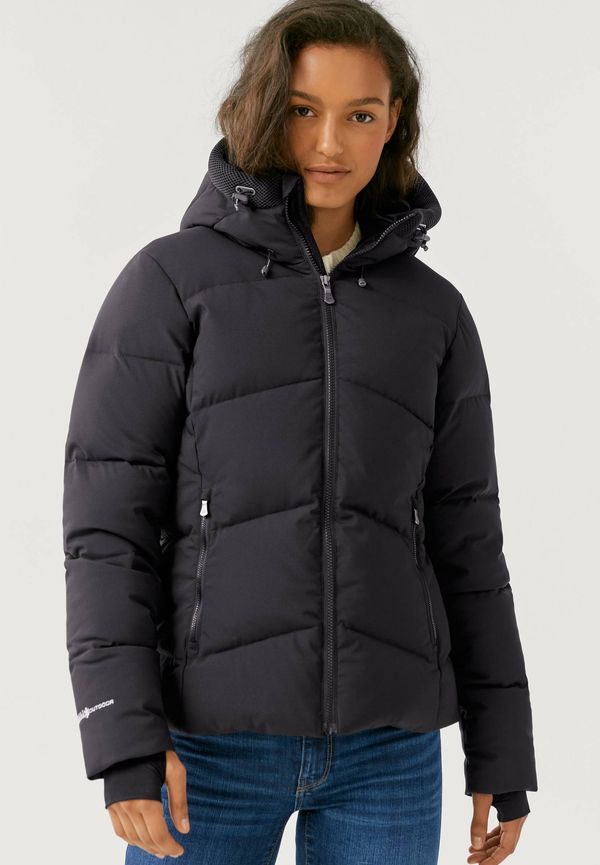 Áhkká - Dunjacka Short Hood W - Svart