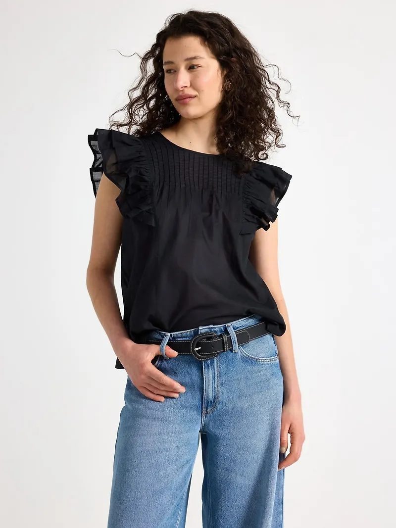 Ärmlös blus